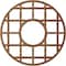 Ekena Millwork O'Neal Wood Fretwork Pierced Ceiling Medallion, Walnut, 22"OD x 8"ID x 1/4"T CMWP22X22X0250ONWA - alternate 2